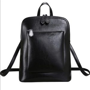 Heshe genuine leather backpack